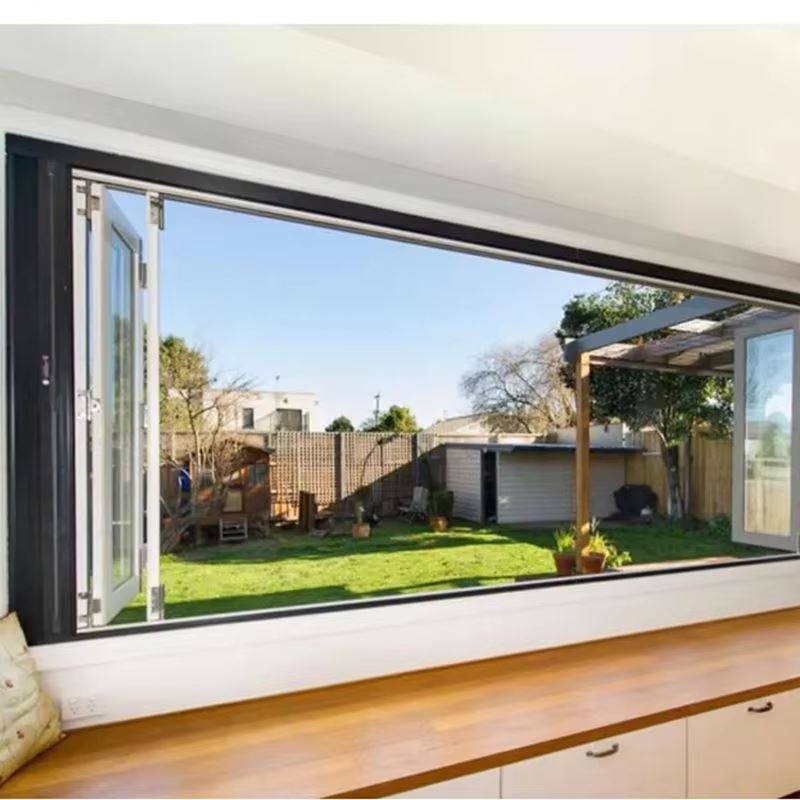 Patio dà-fhillte airson uinneagan